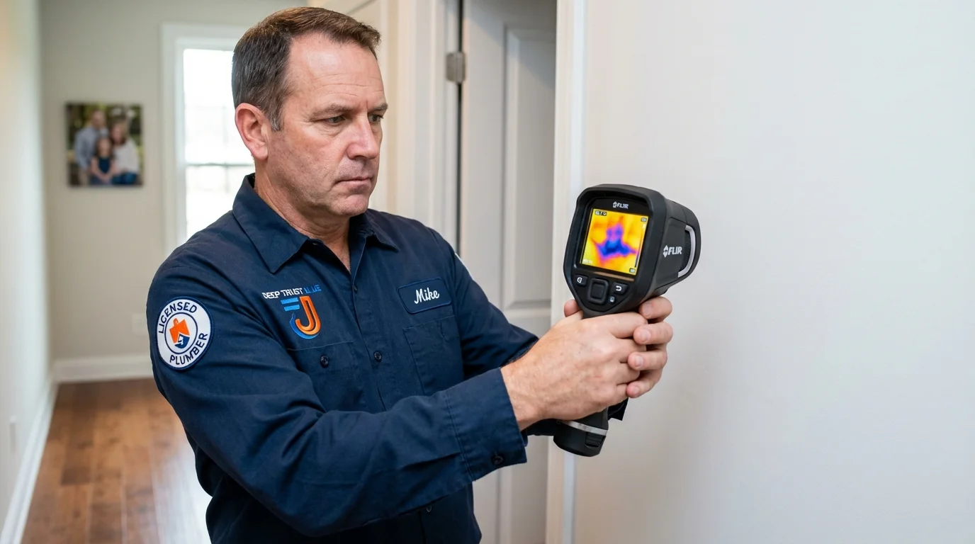 Thermal imaging leak detection by Johns Plumbing LLC in Braselton